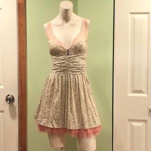 Free people light pink short dress